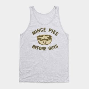 Mince Pies Before Guys Kawaii Mince Pie Tank Top